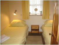 The twin bedroom in Lilburn's Pier