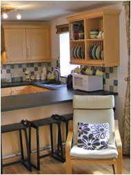 Bar stools in the Kitchen at Scar